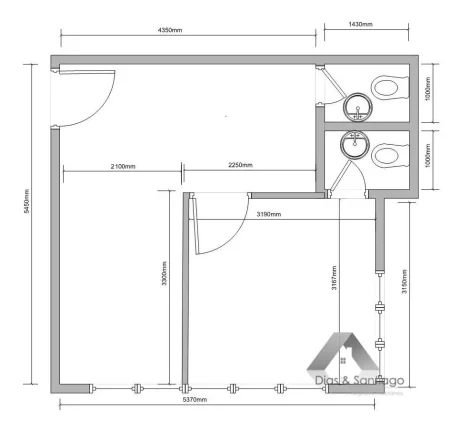Imagem Sala Comercial com 34m² proximo ao metro São Judas