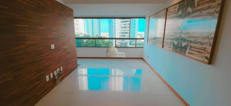 Imagem Apartamento 2/4 (2 suítes), 92 m², nascente, 3 banheiros + lavabo, varanda com fechamento em Reiki,