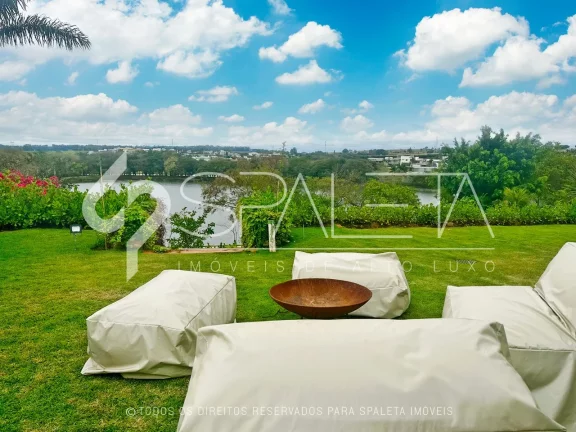 Imagem Casa de campo moderna, acabamento de alto nível, 5 suítes e vista para o lago à venda no Residencial Fazenda Alvorada em Porto Feliz