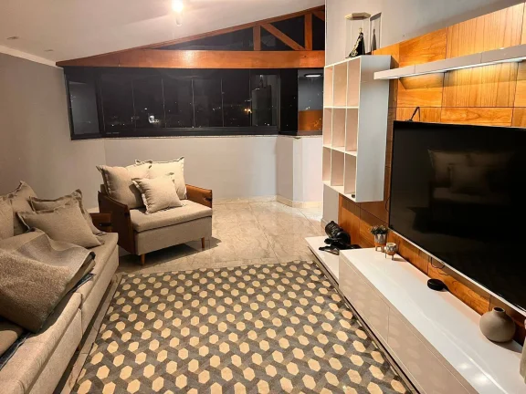 Imagem Cobertura maravilhosa 172 m2 com 3 Dormitorios e 2 vagas de Gargens