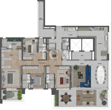 Imagem Apartamento à venda no bairro Moema - São Paulo/SP, Zona Sul