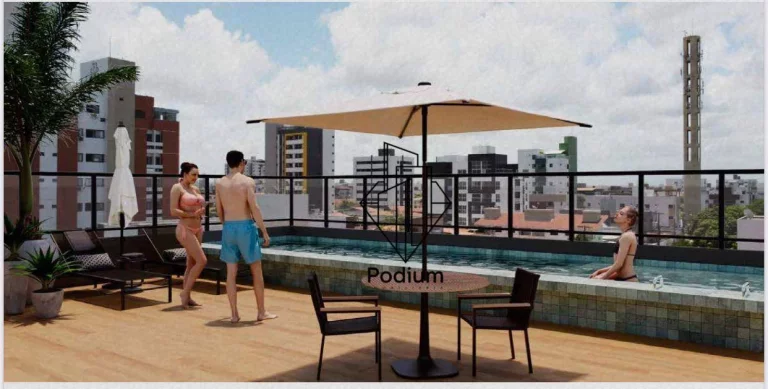 Imagem Apartamentos com varanda/sacada á 400m da praia do Bessa-AP2755.