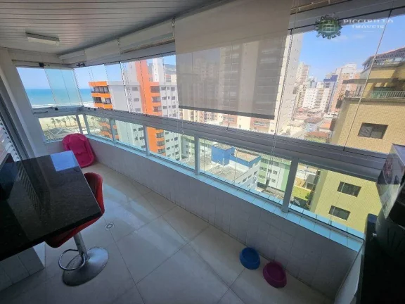 Imagem Apartamento com 2 dormitórios à venda, 80 m² por R$ 600.000 - Aviação - Praia Grande/SP