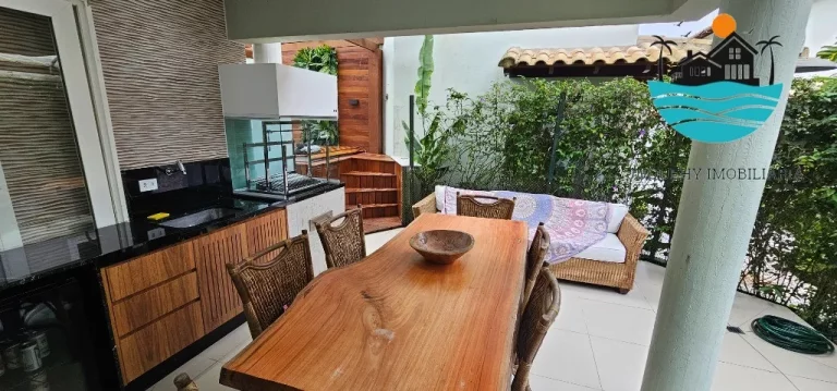 Imagem Casa para locação de Temporada em Juquehy com 4 dormitórios, 2 suítes, jacuzzi, churrasqueira, 60m da praia, max. 9 pessoas. | Juquehy Imobiliária