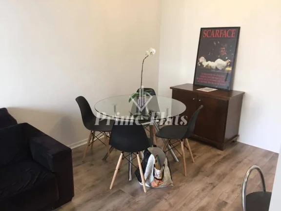 Imagem Flat disponível para locação no Contemporâneo Home e Service, com 45m², 1 dormitório e 1 vaga