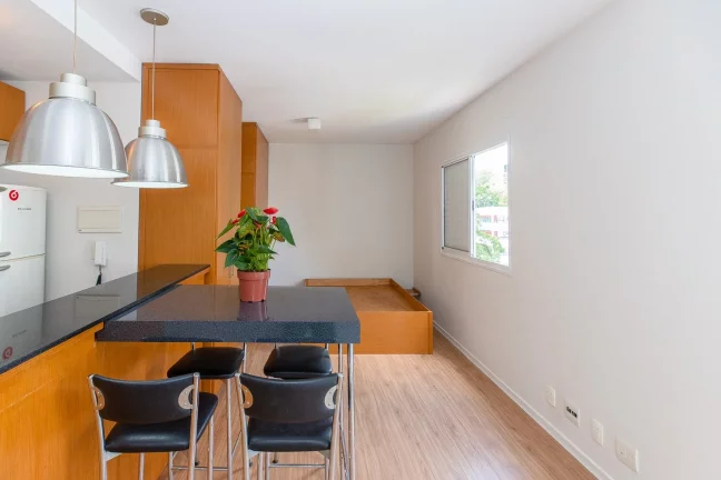 Imagem APARTAMENTO STUDIO VILA ANDRADE 34,00 M SALA VARANDA VISTA LIVRE COZINHA AMERICANA 1 BANHEIRO 1 VAGA LAZER COMPLETO