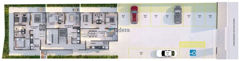 Imagem Apto - 2 Quartos - 1 Suíte - 84,89 m² - Formosa, Cabedelo/PB