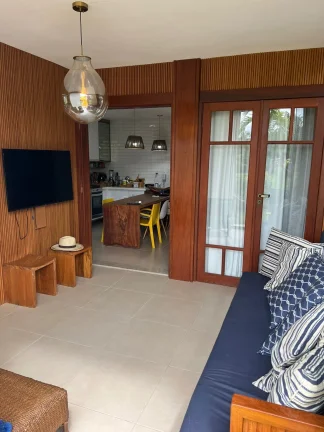 Imagem Apartamento com churrasqueira e quadra poliesportiva em condomínio fechado na Praia do Forte, Mata de São João