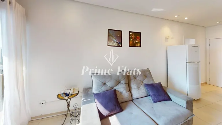 Imagem Flat disponível para locação no Le Bougainville, com 42m², 1 dormitório e 1 vaga de garagem