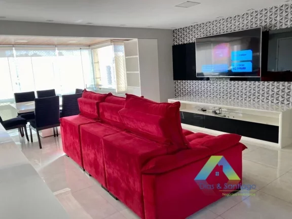 Imagem SANTO ANDRÉ Apartamento 140M² MOBILIADO, 4 dormitórios, 2 suítes, 4 VAGAS, ótima localização e valor !!!