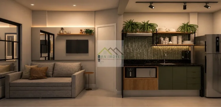 Imagem Apartamento, 35m², 1 quarto