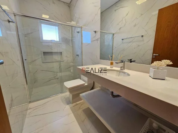 Imagem Casa moderna com 3 dormitórios à venda, 156 m² por R$ 1.800.000 - Condomínio Próximo ao Parque Ecológico - Indaiatuba/SP