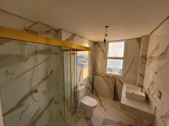 Imagem Apartamento para venda na orla de Santos com vista mar