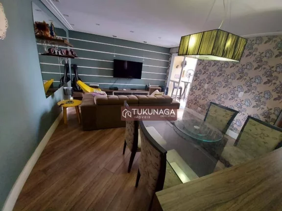 Imagem Apartamento com 3 dormitórios à venda, 76 m² por R$ 590.000,00 - Jardim Nova Taboão - Guarulhos/SP