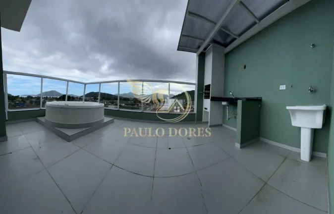 Imagem COBERTURA COM VISTA PANORÂMICA DO MAR NA PRAIA DO PEREQUE-AÇÚ EM UBATUBA-SP