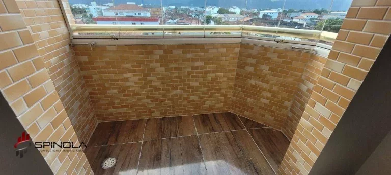 Imagem Apartamento com 1 dormitório à venda, 36 m² por R$ 325.000,00 - Caiçara - Praia Grande/SP