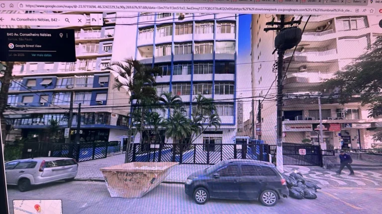 Imagem Sala living Conjugado a venda em Santos no Boqueirão Praia