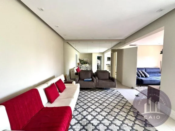 Imagem Apartamento 122m², 2 dormitórios aluguel por R$ 11.000/mês- Alphaville/SP