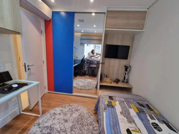 Imagem Apartamento à venda no Condomínio Domo Life com 123m², Varanda Gourmet, 2 vagas, 3 dormitórios, melhor condomínio clube