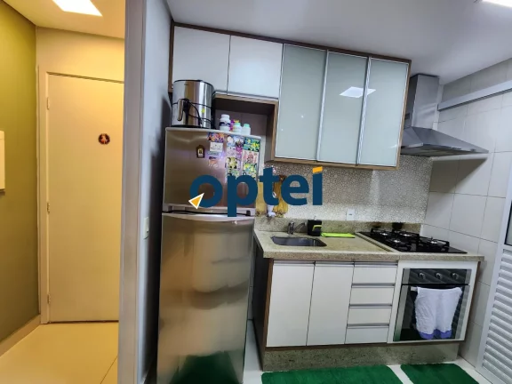 Imagem Apartamento de 2 dorms (suíte), 1 vaga com churrasqueira à carvão no condominio Exuberance Club