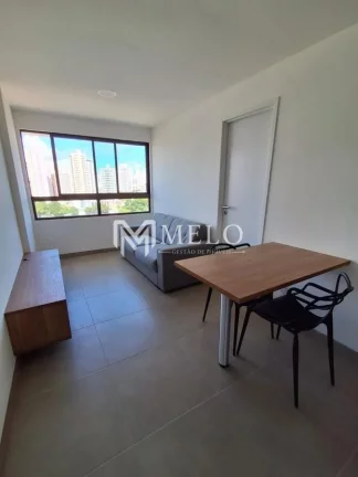 Imagem Flat com 1qt., 1vaga, 28m2 semi-mobiliado em Boa Viagem