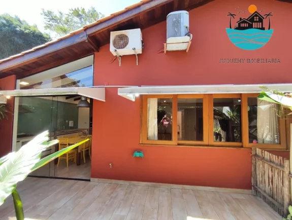 Imagem Casa de Temporada em Juquehy - 3 quartos sendo 02 suítes + 01 mezanino, 600metros da praia, piscina, max. 8 pessoas | Juquehy Imobiliária