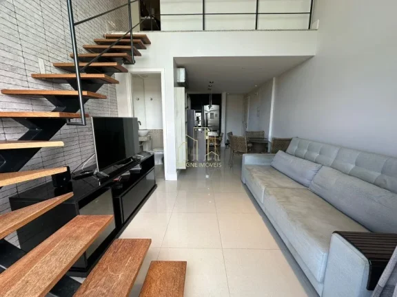 Imagem Loft Duplex Mobiliado com Vista Mar ? Colina A Reale, Patamares