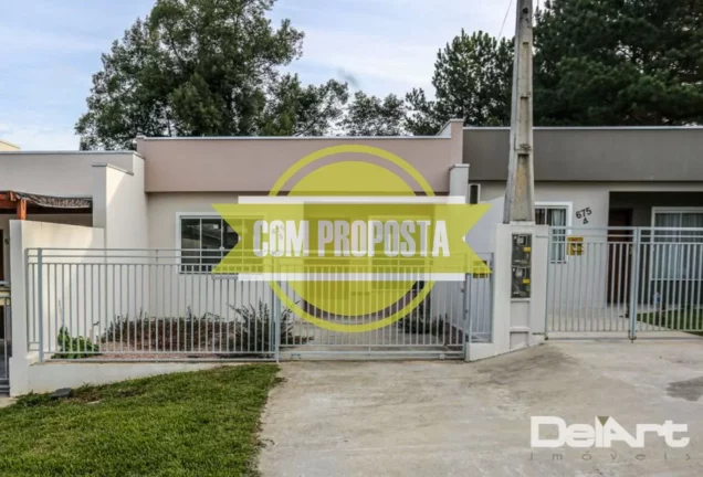 Casa térrea (geminada) - R$ 259.000,00 - Novinha - 61,02m2 - Bairro Bom Jesus/Rio Negro-Pr.