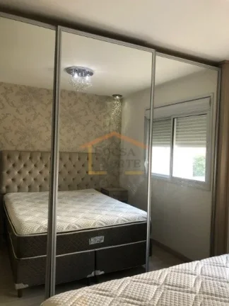 Imagem Apartamento com 96 m², mobiliado (porteira fechada), com 3 dormitórios sendo 1 suíte, sala para d...