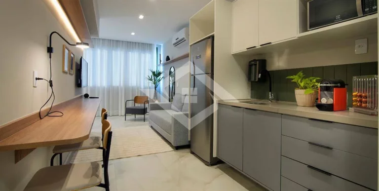 Imagem Apartamento Dias Studios prontos 31,75m2 com ponto d'água para maquina