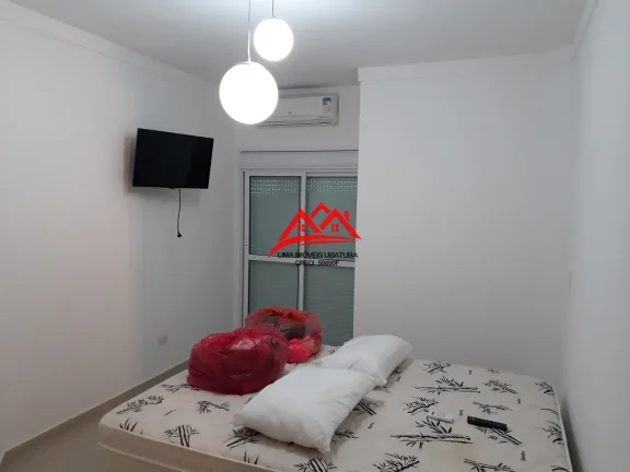 Imagem Apartamento à venda Itaguá, Ubatuba, com varanda gourmet, 3 suítes, lavabo, 2 vagas, piscina, sauna, academia