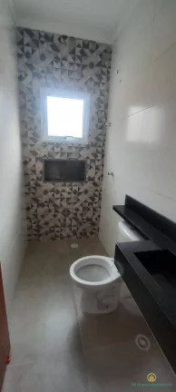 Imagem Casa nova, 3 dormitórios, sendo 1 suíte, quintal