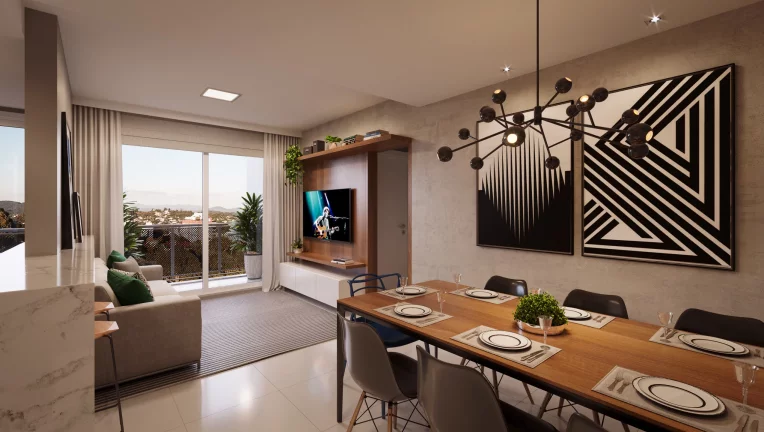 Imagem Apartamentos de 2 e 3 quartos com suíte e excelente localização de Taquara e Infra de Lazer compl