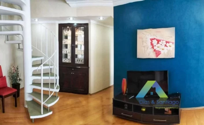 Imagem Apartamento Duplex com 3 dormitórios à venda, 156 m² por R$ 1.050.000 - Vila Dom Pedro I - São Paulo/SP