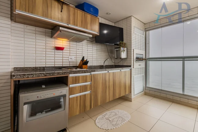 Imagem Apartamento no Boqueirão em Praia Grande Frente Mar