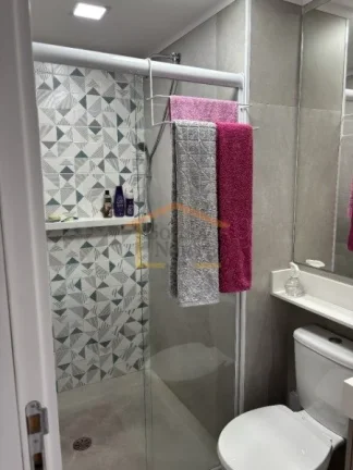 Imagem Apto com 2 dormitórios, sendo 1 suítes, sala p/ 2 ambientes, varanda gourmet, banheiro social, coz...