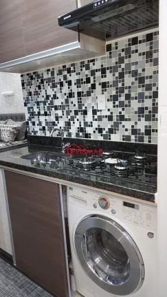 Imagem Linda Kitnete decorada centro Santos