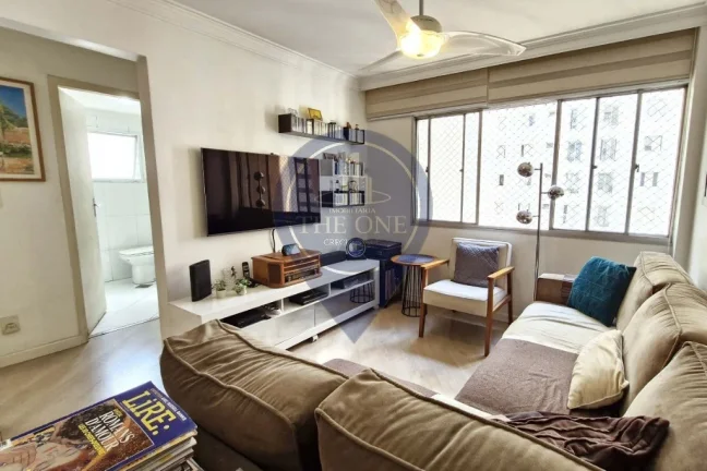 Imagem Apartamento à venda em Moema, São Paulo-SP: 2 quartos, 2 salas, 2 banheiros, 1 vaga de garagem!