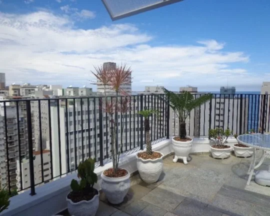 Imagem Apartamento à venda no Guarujá na Praia das Pitangueiras