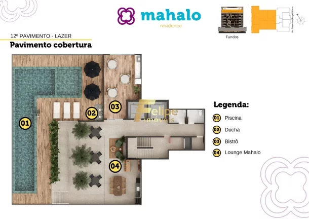 Imagem APARTAMENTO DE 2 QUARTOS SENDO 1 SUÍTE + GARDEN.