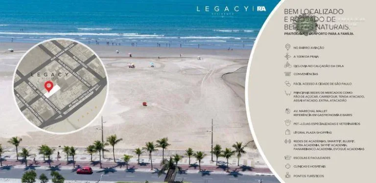 Imagem Apartamento com 3 dormitórios à venda, 113 m² por R$ 1.035.000,00 - Vila Guilhermina - Praia Grande/SP