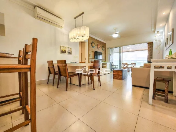 Imagem Apartamento Pé na Areia à Venda com 3 dormitórios sendo 2 suítes 128m² - Riviera de São Lourenço - Bertioga SP