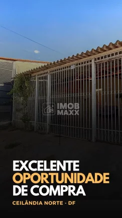 Imagem Casa à Venda no Setor O - Ceilândia, 2 Quartos, 142m², R$240mil