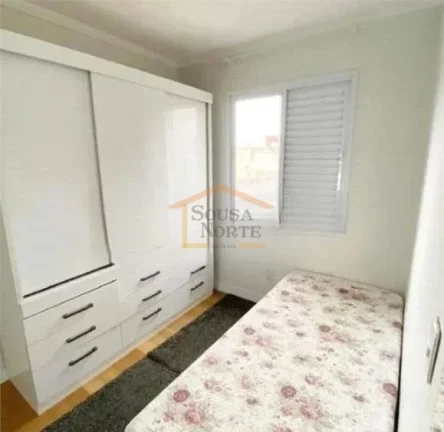 Imagem Apartamento 2 dormitórios, sendo 1 suíte, sala para 2 ambientes, cozinha com armários, área de s...