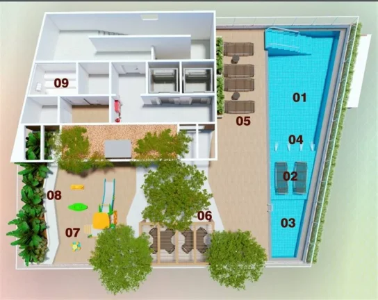 Imagem APARTAMENTO COM 64.67 m² - GUILHERMINA - PRAIA GRANDE SP