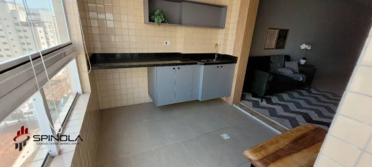 Imagem Apartamento com 2 dormitórios à venda, 84 m² por R$ 685.000,00 - Aviação - Praia Grande/SP