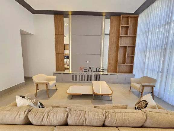 Imagem Casa moderna com mobília e 3 suítes à venda, 200 m² por R$ 2.290.000 - Condomínio Com Localização Privilegiada - Indaiatuba/SP