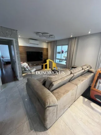 Imagem Apto venda 3 suítes vista piscina, 155m Cond Domo Life Centro SBC SP