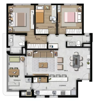 Imagem Tamoios - Apartamento à venda no bairro Vila Izabel - Curitiba/PR