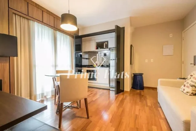 Imagem Flat disponível para locação no Gran Estanconfor Veranda Berrini, com 40m², 1 dormitório e 1 vaga